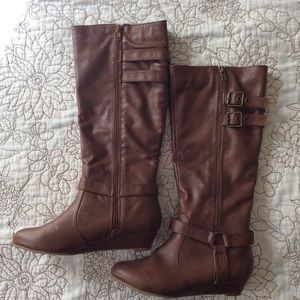BAMBOO tanned boots